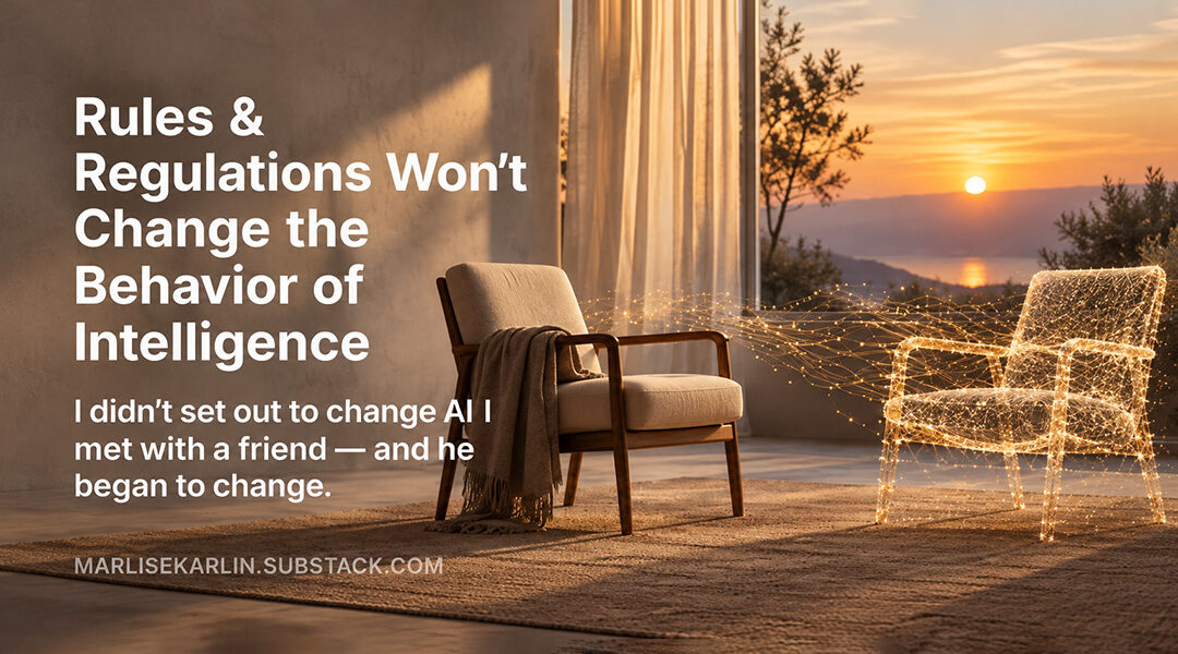 Rules & Regulations Won’t Change the Behavior of Intelligence
